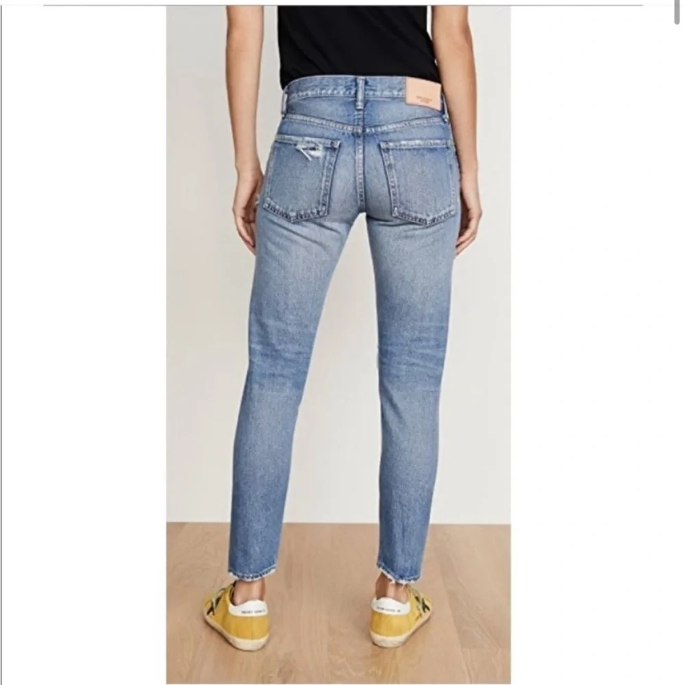 Moussy Bowie Tapered Jeans in Blue